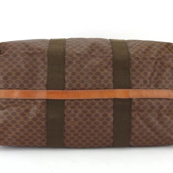 Celine Boston Bag macadam PVC ?~ leather Authentic used - Picture 5 of 9